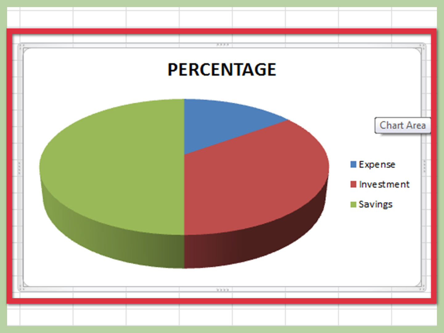 create a 2d pie chart in excel for mac